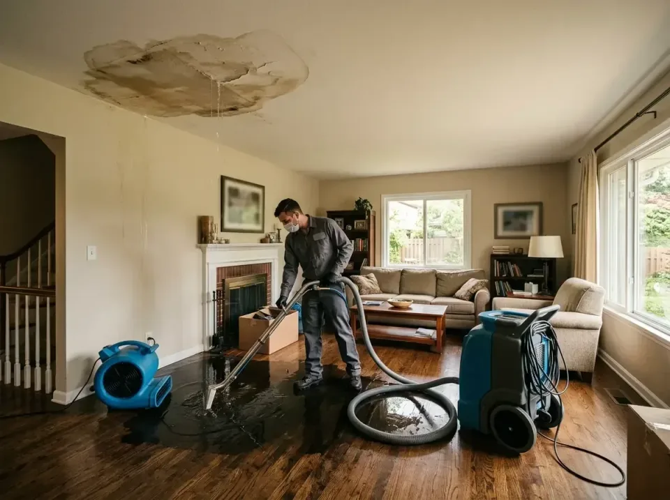 attic-pipe-burst-ceiling-drip-008 — frequently asked questions, Water Damage Restoration & Carpet Care in Westfield, IN